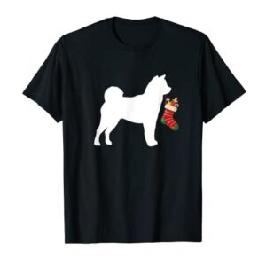 Shiba Inu Christmas Stocking Stuffer Dog T-Shirt