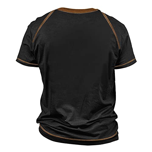 Men's Vintage Casual Short Sleeve Henley Shirt Raglan Fit Generic, Cafe Tacuba Shirt Simple T Shirts for Men 100 Cotton Shirts Basic Long Sleeve Men's Long Sleeve Tummy Compression