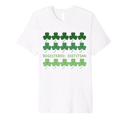 St Patricks Day Registered Dietitian Premium T-Shirt