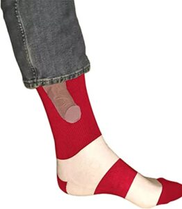 show off socks mens novelty socks, funny casual socks for men and women fun pattern gag gifts