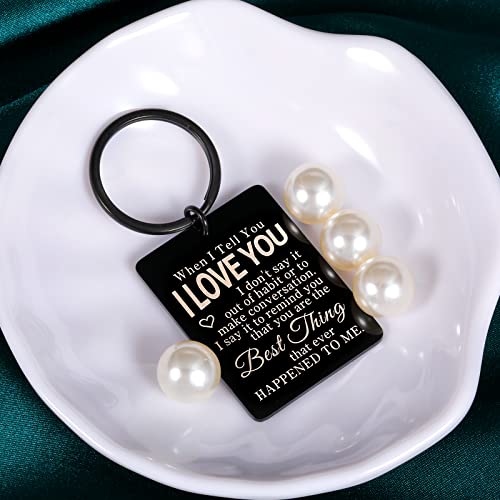 Valentines Day Gifts for Her Him Keychain Boyfriend Gifts from Girlfriend Husband Christmas Stocking Stuffer Men Birthday Present from Wife Wedding Anniversary I Love You Couple Fiance Lesbian Gay Gag