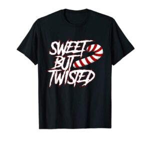 sweet but twisted funny candy cane peppermint t shirt t-shirt