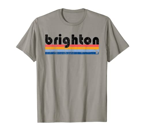 Vintage 80s Style Brighton MI T-Shirt