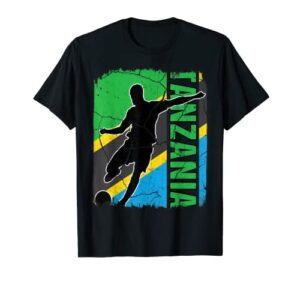 tanzania soccer team tanzanian flag jersey football fans t-shirt