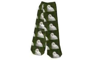 snowy owl 3 socks – snowy owl 3 novelty socks – soft and ultra-comfortable birthday gifts socks