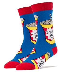 mens crew funny novelty socks whoop ass