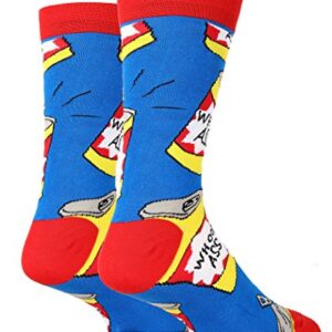 Mens Crew Funny Novelty Socks Whoop Ass