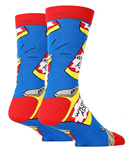 Mens Crew Funny Novelty Socks Whoop Ass