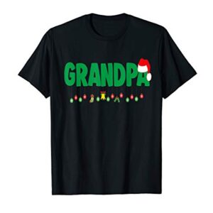 Mens Christmas Grandpa Santa Matching Family T-Shirt