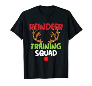 reindeer squad matching family group christmas t-shirt