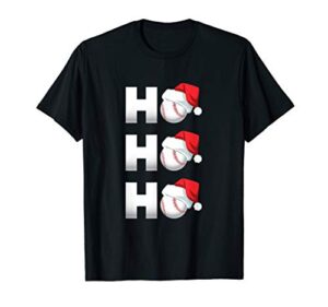 christmas baseball funny cute t-shirt