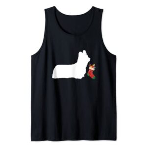 Skye Terrier Christmas Stocking Stuffer Dog Tank Top