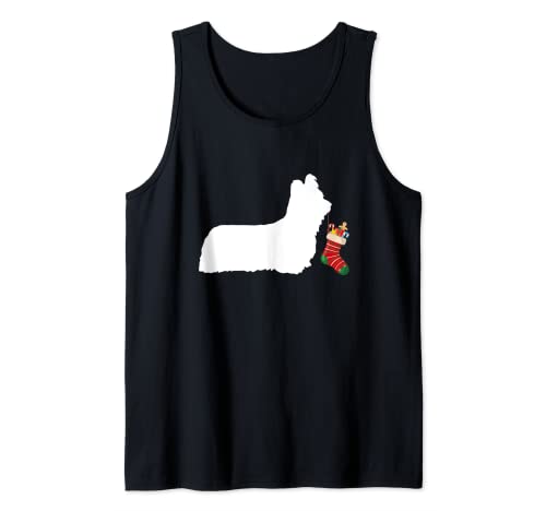 Skye Terrier Christmas Stocking Stuffer Dog Tank Top