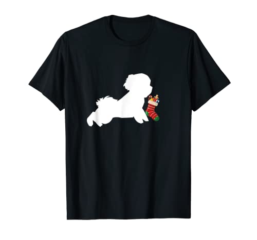 Bichon Frise Christmas Stocking Stuffer Dog T-Shirt