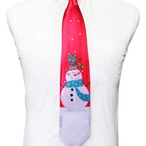 JEMYGINS Original 4PCS One-off Christmas Tie Mens and boys Necktie for Festival (7)