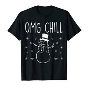 Christmas Snowman Funny Cute T-Shirt