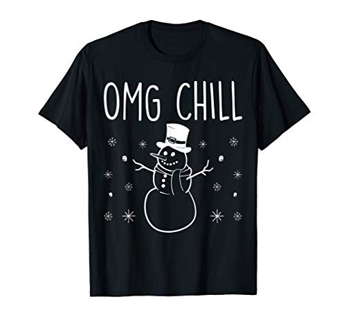 Christmas Snowman Funny Cute T-Shirt