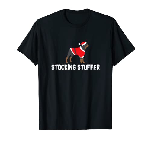 Christmas Rottweiler T-Shirt_ Stocking Stuffer Holiday Gift T-Shirt