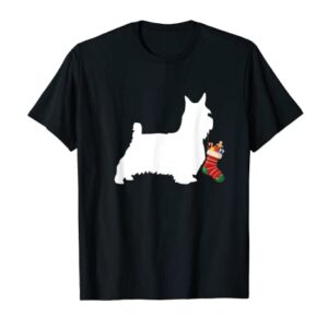 Silky Terrier Christmas Stocking Stuffer Dog T-Shirt