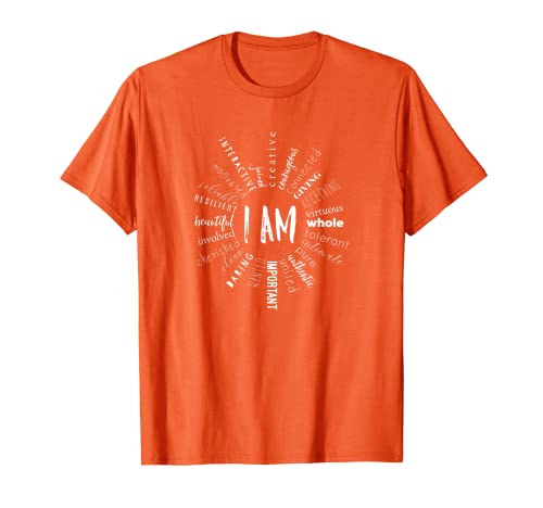 "I Am" Self Belief & Betterment Affirmation Sacral Chakra T-Shirt