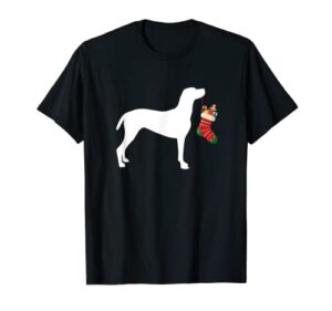 vizsla christmas stocking stuffer dog t-shirt