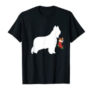 Briard Christmas Stocking Stuffer Dog T-Shirt