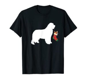 newfoundland christmas stocking stuffer dog t-shirt