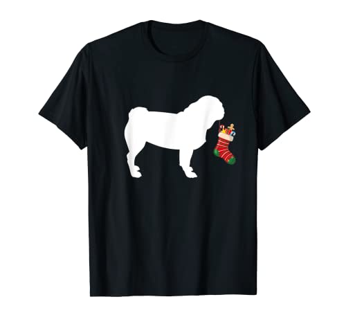 Pug Christmas Stocking Stuffer Dog T-Shirt