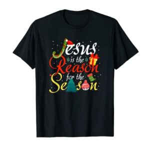 Jesus is The Reason Christian Christmas Stocking Stuffer T-Shirt