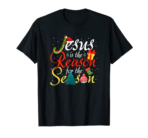 Jesus is The Reason Christian Christmas Stocking Stuffer T-Shirt