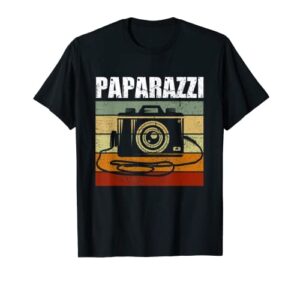 paparazzi camera lover photographer daddy t-shirt