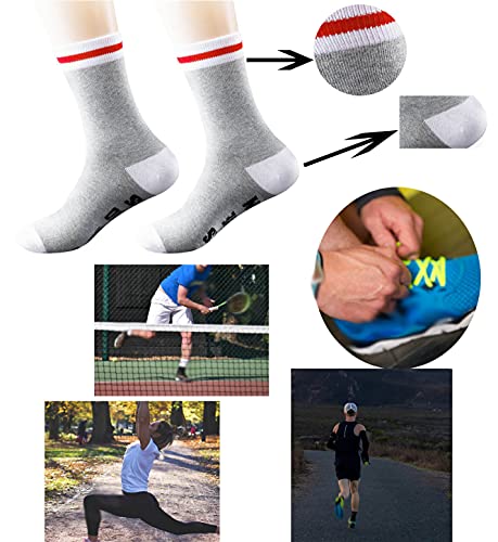 TSOTMO 2 Pairs Golfing Gift I'D Rather Be Golfing Socks For Men Golf Lovers Gift Novelty Crew Socks Gifts For Father’s Day (Golfing Grey)