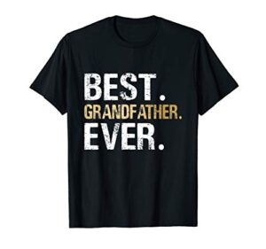 mens gift from granddaughter grandson best grandfather t-shirt
