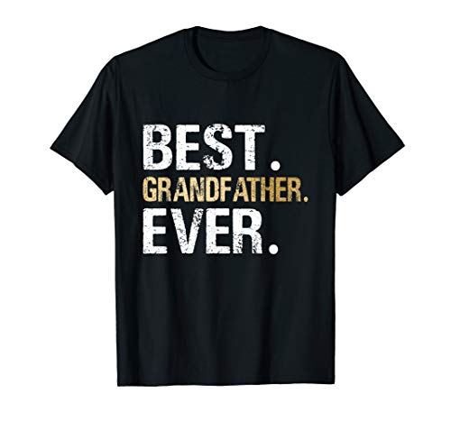 Mens Gift from Granddaughter Grandson Best Grandfather T-Shirt