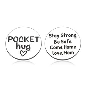 inspirational gift for son daughter pocket hug token from mom dad family drive safe for new driver her kids valentines day christmas gifts for boy girl stocking stuffers birthday present for him her