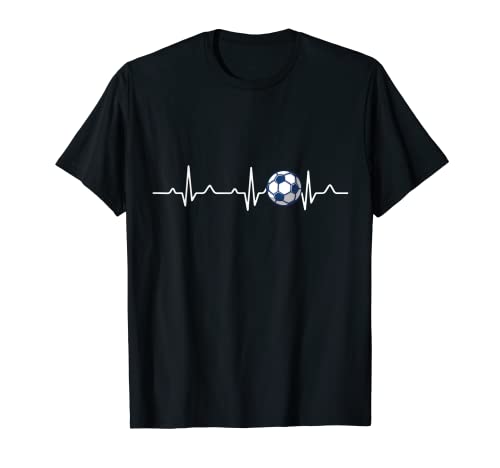 Heartbeat Soccer Lover Gift T-Shirt