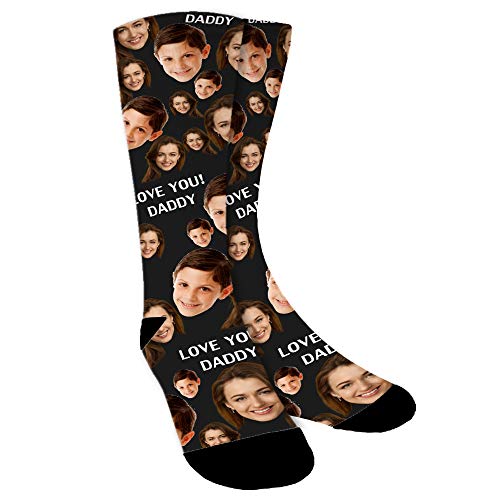 Custom Face Socks,Personalized Photo Socks,Upload Family Face on Socks for Men,Women