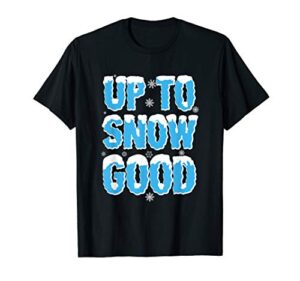 christmas snow day funny cute t-shirt