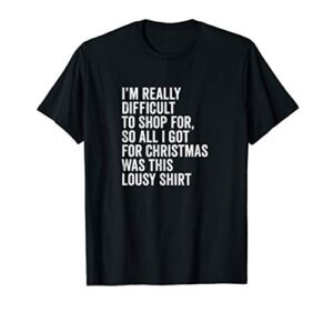 funny last minute christmas stocking stuffer gag gift joke t-shirt