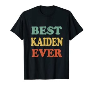 best kaiden ever shirt funny personalized first name kaiden t-shirt