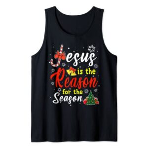 Christian Jesus The Reason Christmas Stocking Stuffer Tank Top