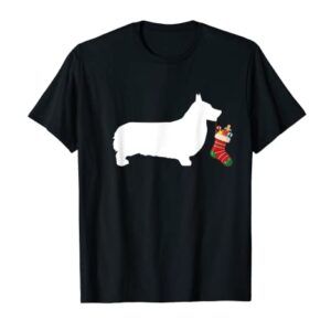 Pembroke Welsh Corgi Christmas Stocking Stuffer Dog T-Shirt