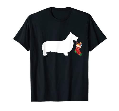 Pembroke Welsh Corgi Christmas Stocking Stuffer Dog T-Shirt