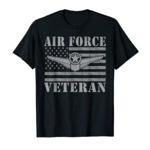 Veteran US Air Force - American Flag Veterans Mens Top T-Shirt