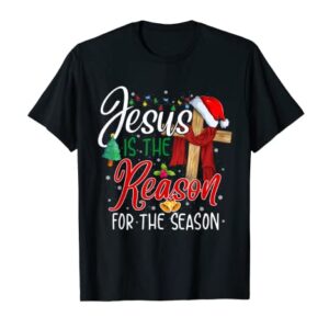 Christian Jesus The Reason Christmas Stocking Stuffer Gifts T-Shirt