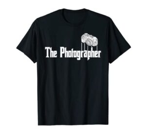 funny the photographer photography camera t-shirt