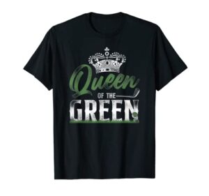 golf queen vintage crown queen of the green t-shirt