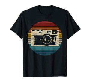 vintage camera retro photography photographer gift t-shirt