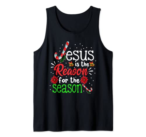 Christian Jesus The Reason Christmas Stocking Stuffer Tank Top