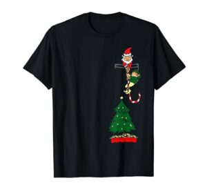 santa in a pocket christmas stocking stuffer gift t-shirt